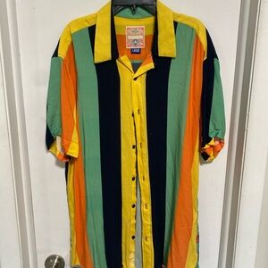 ASBURY PARK Multicolor Striped Men's Shirt